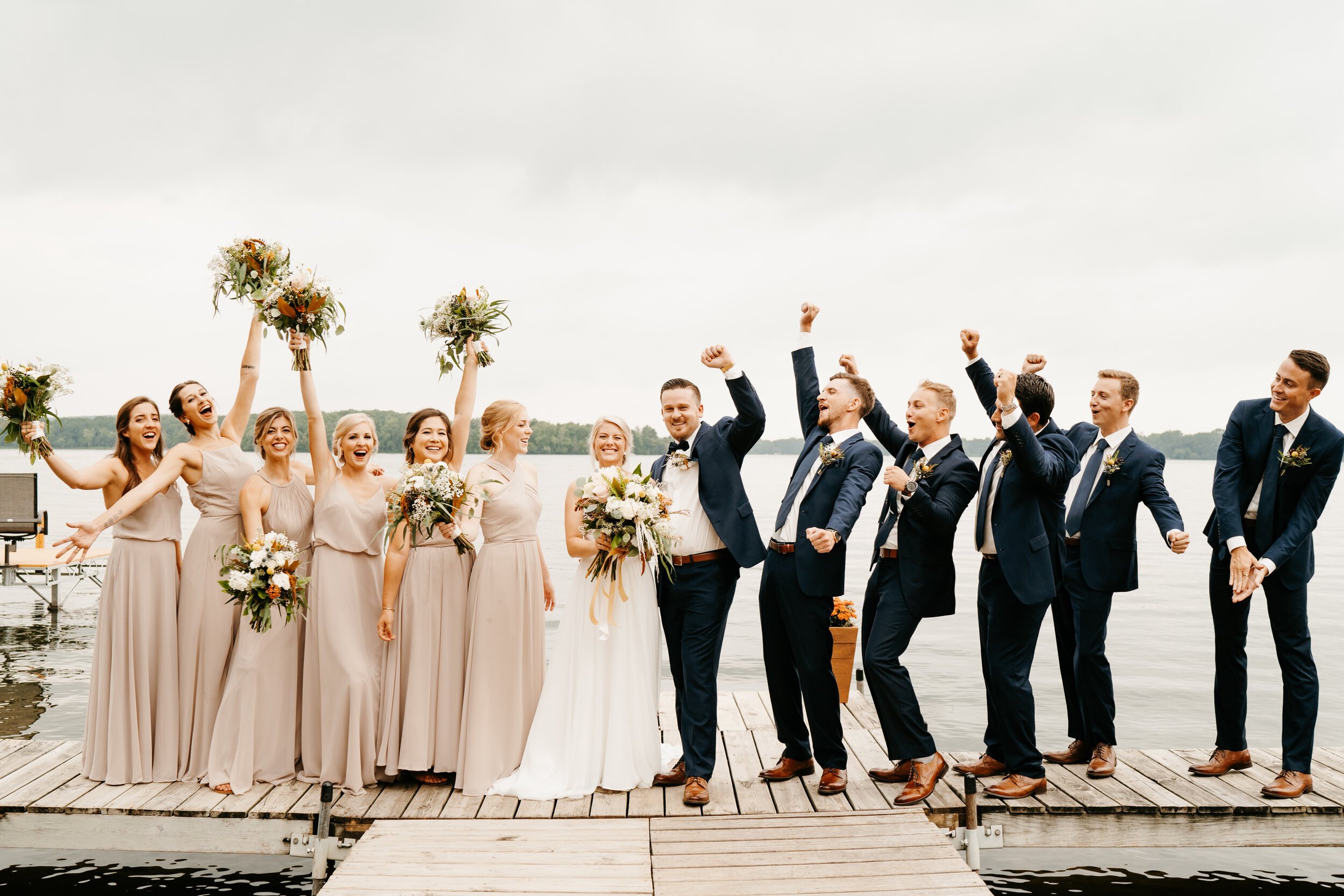 Backyard Lake Wedding in Cold Spring, MN