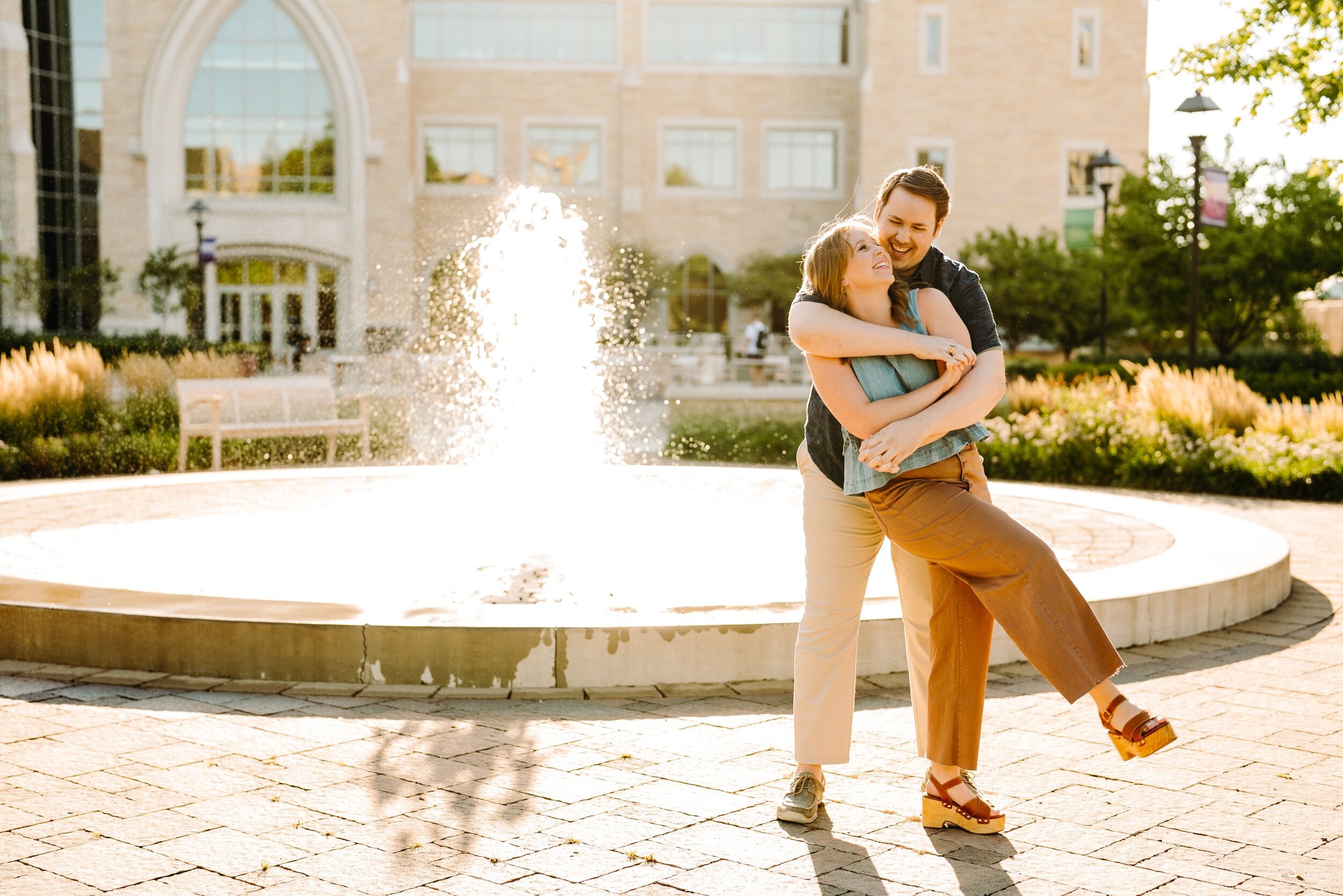 University of St. Thomas Engagement Shoot in St. Paul, MN