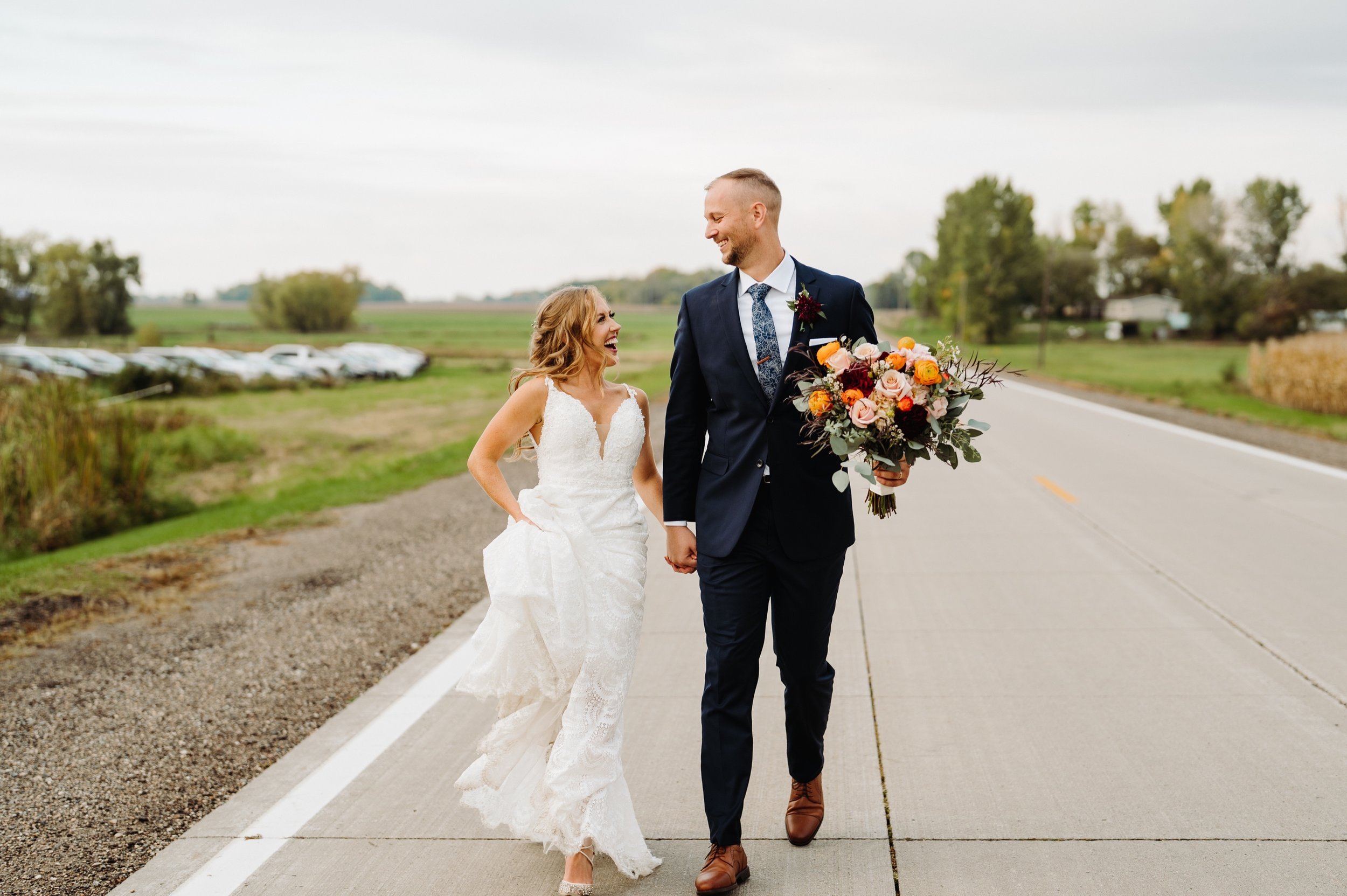 Barn Wedding At The Cottage Farmhouse in Glencoe, Minnesota